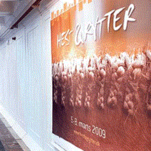 Cloth banners (1 m x 2.5 m)